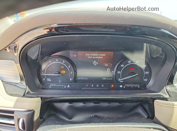 5LMCJ1C98LUL03978 2020 LINCOLN CORSAIR Gold Instrument cluster view