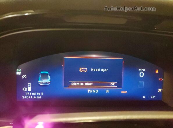 5LMCJ1CA9PUL11796 2023 LINCOLN CORSAIR Silver Instrument cluster view