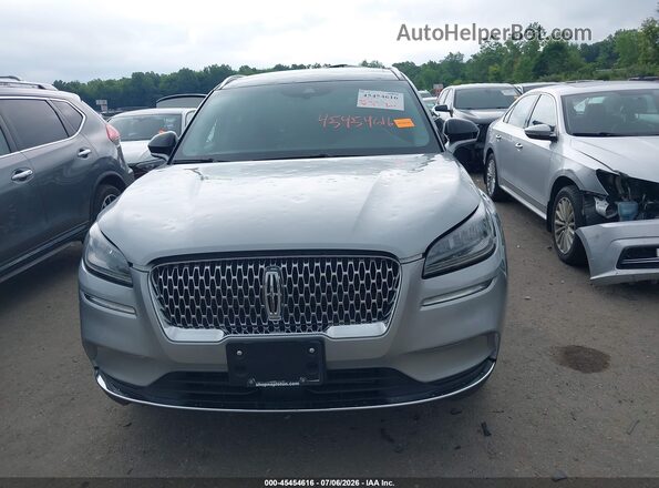5LMCJ1D96NUL28587 2022 LINCOLN CORSAIR Silver VIN კოდის სტიკერის ხედი