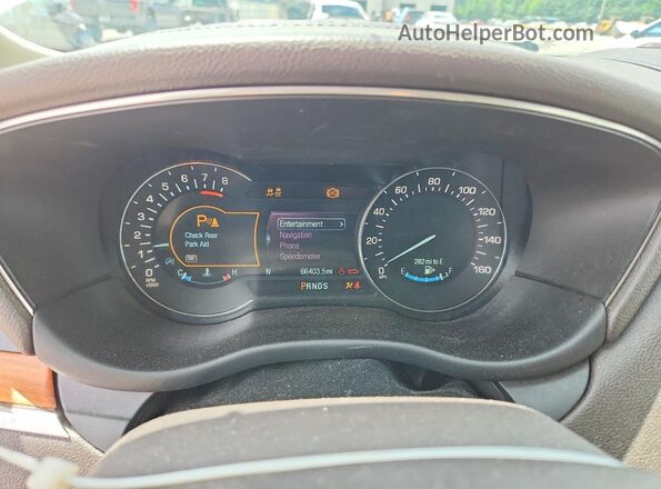 5LMCJ2C91JUL30555 2018 LINCOLN MKC Beige ხელსაწყოთა პანელის ხედი