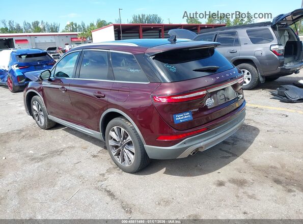 5LMCJ2C93LUL03859 2020 LINCOLN CORSAIR Burgundy Rear left