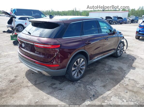 5LMCJ2C93LUL03859 2020 LINCOLN CORSAIR Burgundy Rear right