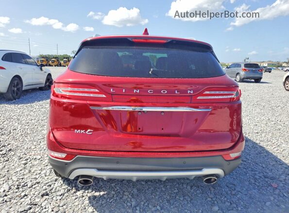 5LMCJ2C94KUL16585 2019 LINCOLN MKC Red Vista trasera