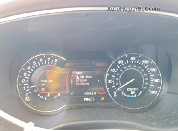 5LMCJ2C94KUL16585 2019 LINCOLN MKC Red Vista del cuadro de instrumentos