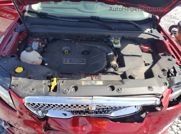 5LMCJ2C94KUL16585 2019 LINCOLN MKC Red Vista del compartimento del motor