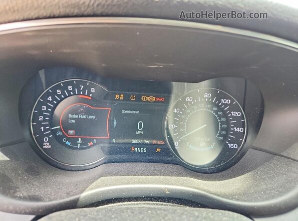 5LMCJ2C94KUL21320 2019 LINCOLN MKC Gray ხელსაწყოთა პანელის ხედი