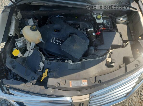 5LMCJ2C95HUL24073 2017 LINCOLN MKC Beige Vista del compartimento del motor