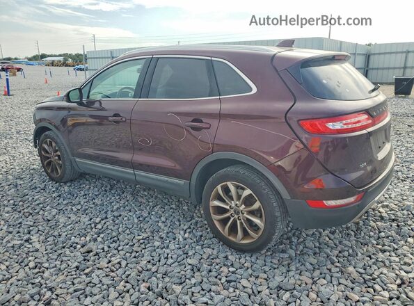 5LMCJ2C95JUL13841 2018 LINCOLN MKC Maroon Trasero izquierdo