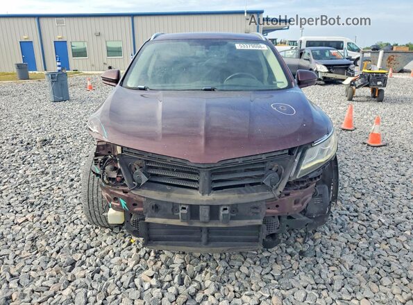 5LMCJ2C95JUL13841 2018 LINCOLN MKC Maroon Vista frontal
