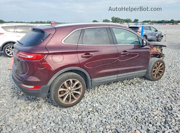 5LMCJ2C95JUL13841 2018 LINCOLN MKC Maroon Trasero derecho