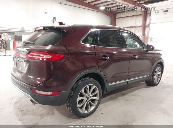 5LMCJ2C97HUL03743 2017 LINCOLN MKC Maroon Задня права чверть