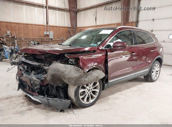 5LMCJ2C97HUL03743 2017 LINCOLN MKC Maroon Передня ліва чверть