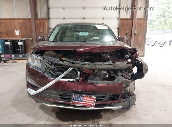 5LMCJ2C97HUL03743 2017 LINCOLN MKC Maroon Вид задньої частини салону