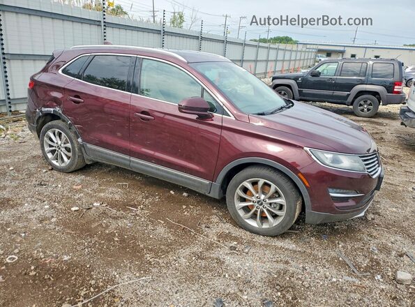 5LMCJ2C99HUL39661 2017 LINCOLN MKC Темно-бордовый Передняя правая четверть
