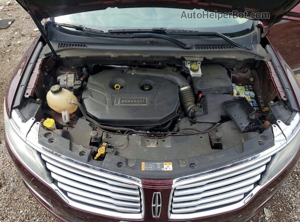 5LMCJ2C99HUL39661 2017 LINCOLN MKC Темно-бордовый Вид подкапотного пространства