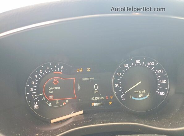 5LMCJ2C99KUL06893 2019 LINCOLN MKC Tan Սարքավորումների վահանակի տեսք