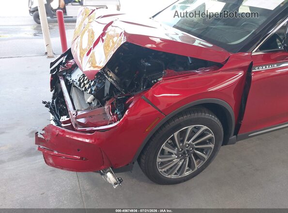 5LMCJ2CA1SUL08275 2025 LINCOLN CORSAIR Red Դիմացի տեսք