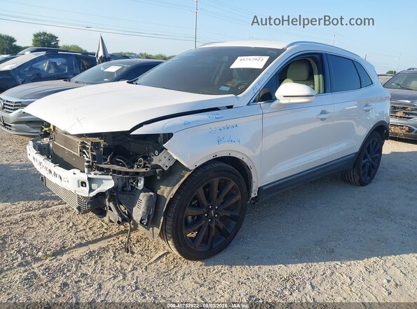 5LMCJ2D90KUL01757 2019 LINCOLN MKC White Vista tres cuartos delantera izquierda