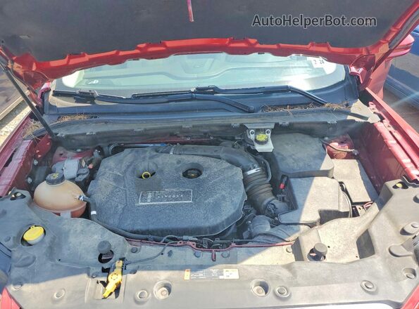 5LMCJ2D94KUL12955 2019 LINCOLN MKC Red ძრავის განყოფილების ხედი