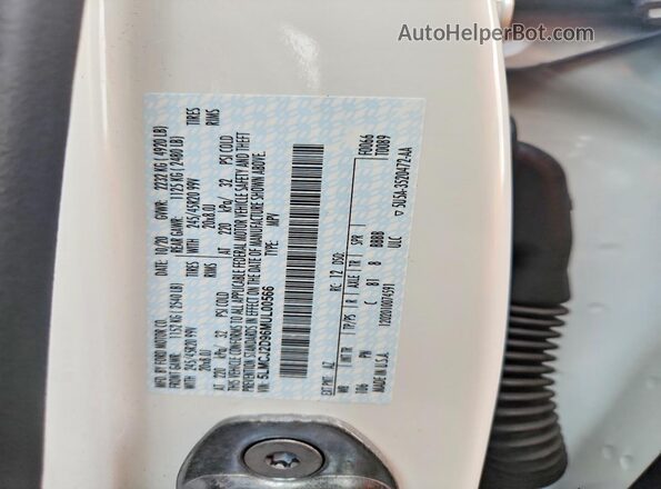 5LMCJ2D96MUL00566 2021 LINCOLN CORSAIR Белый Вид подкапотного пространства