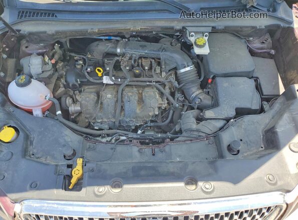 5LMCJ2D97KUL34089 2019 LINCOLN MKC Burgundy Widok komory silnika