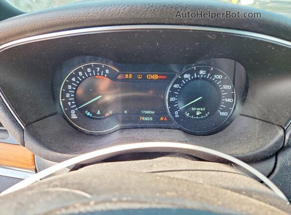 5LMCJ2D99HUL16184 2017 LINCOLN MKC Черный Вид щитка приборов