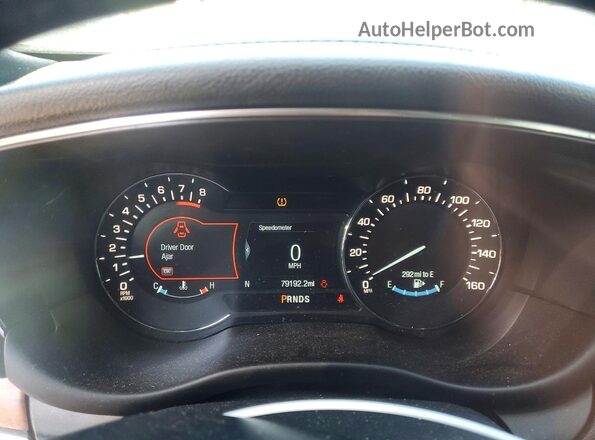 5LMCJ2D9XHUL46553 2017 LINCOLN MKC Blue Vista del cuadro de instrumentos