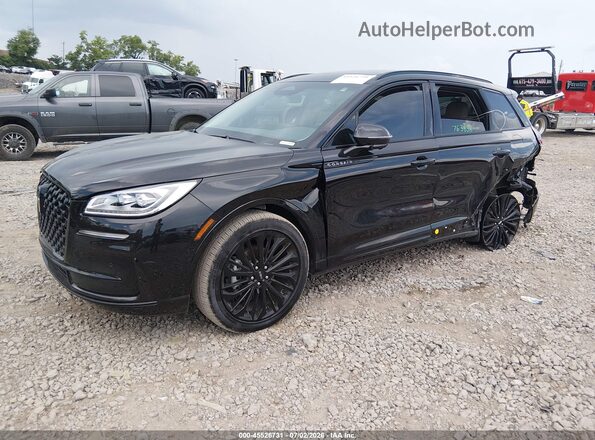 5LMCJ2DA3PUL26914 2023 LINCOLN CORSAIR Black Առջևի ձախ երեք քառորդ տեսարան