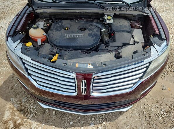 5LMCJ3C90HUL00382 2017 LINCOLN MKC Бордовый Вид подкапотного пространства