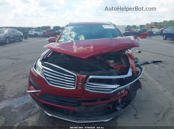 5LMCJ3C91GUJ10976 2016 LINCOLN MKC Red ხელსაწყოთა პანელის ხედი