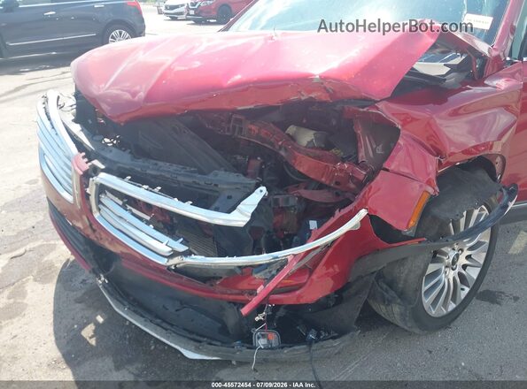 5LMCJ3C91GUJ10976 2016 LINCOLN MKC Red წინა ხედი
