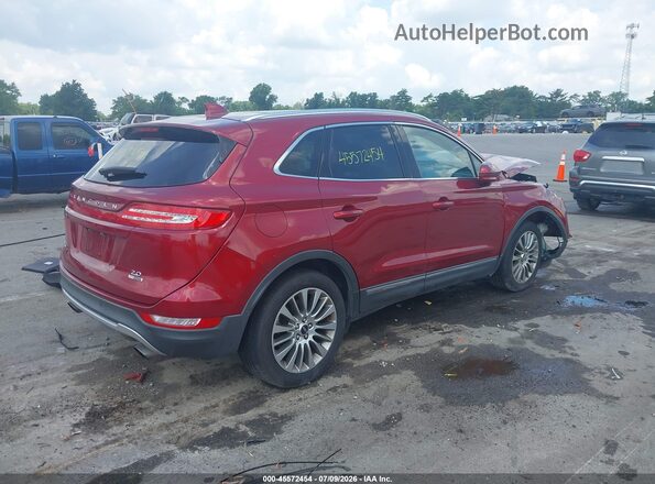 5LMCJ3C91GUJ10976 2016 LINCOLN MKC Red უკანა მარჯვენა