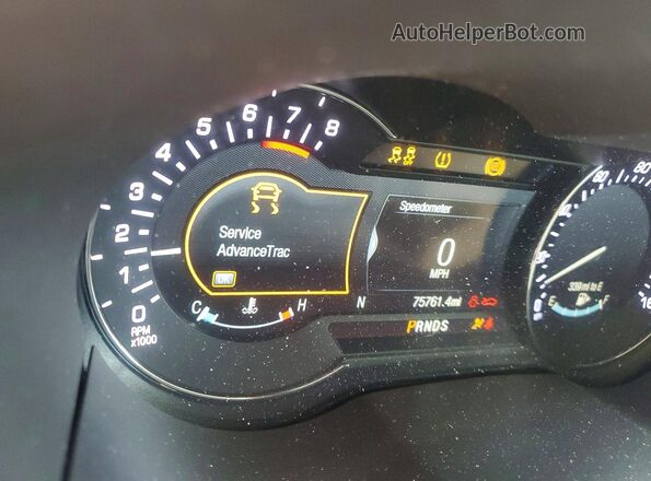 5LMCJ3C94KUL38415 2019 LINCOLN MKC White Вид щитка приладів