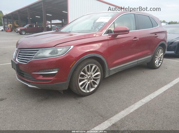5LMCJ3C96GUJ26798 2016 LINCOLN MKC Red Front left