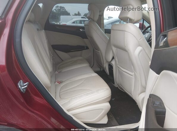 5LMCJ3C96GUJ26798 2016 LINCOLN MKC Red VIN sticker view