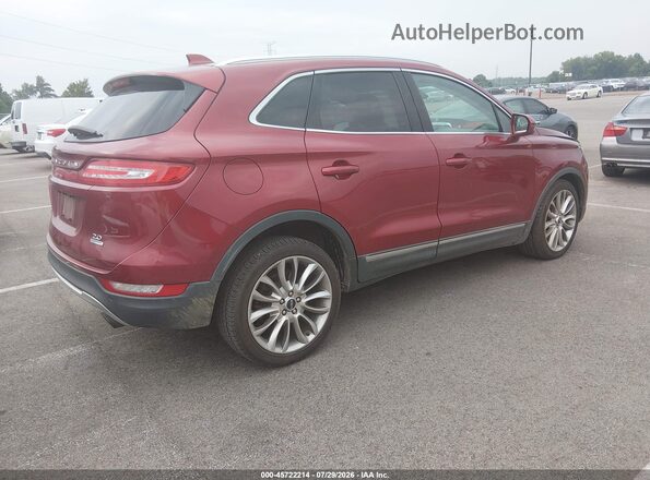 5LMCJ3C96GUJ26798 2016 LINCOLN MKC Red Rear right