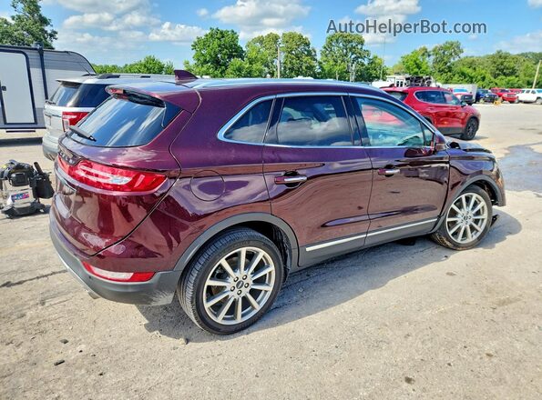 5LMCJ3C96KUL50257 2019 LINCOLN MKC Burgundy Հետևի աջ