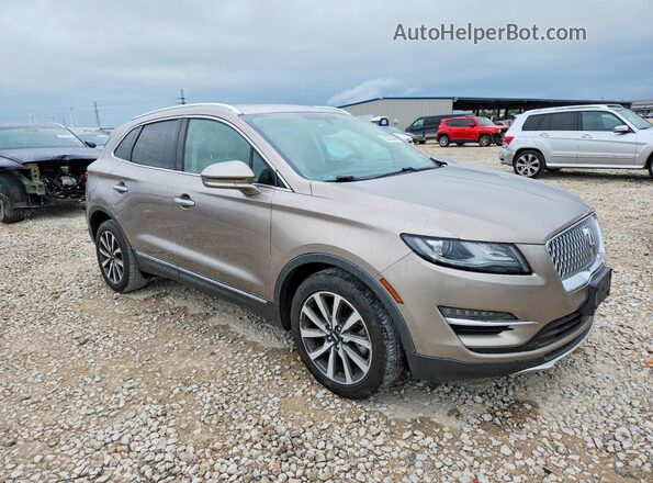 5LMCJ3C97KUL15565 2019 LINCOLN MKC Tan Передня права чверть