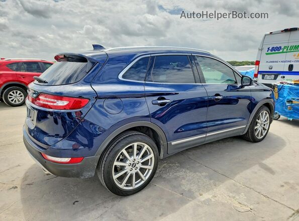 5LMCJ3C97KUL17607 2019 LINCOLN MKC Синий Задняя правая четверть