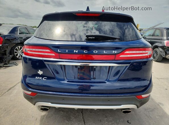 5LMCJ3C97KUL17607 2019 LINCOLN MKC Синий Вид сзади