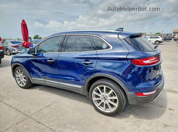 5LMCJ3C97KUL17607 2019 LINCOLN MKC Синий Задняя левая четверть