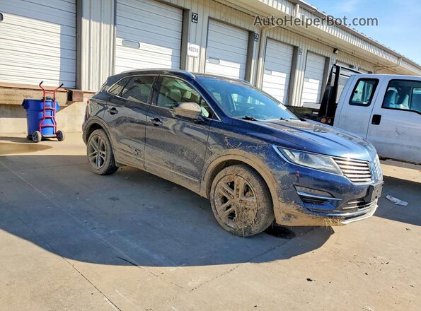 5LMCJ3D90GUJ24091 2016 LINCOLN MKC Синий Передняя правая четверть