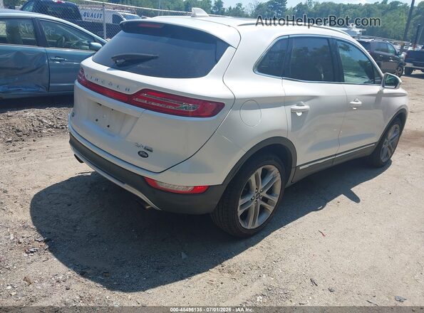 5LMCJ3D91GUJ20678 2016 LINCOLN MKC Белый Задняя правая четверть