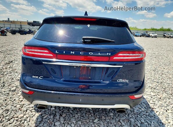 5LMCJ3D91KUL02387 2019 LINCOLN MKC Blue Вид ззаду