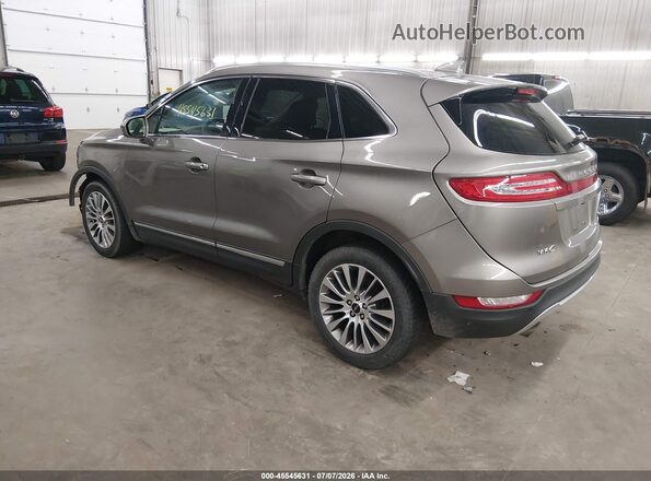5LMCJ3D93HUL53964 2017 LINCOLN MKC Серый Задняя левая четверть