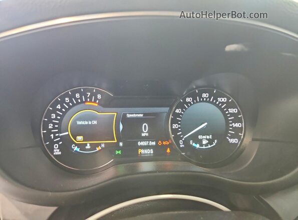 5LMCJ3D93KUL22446 2019 LINCOLN MKC Silver Instrument cluster view