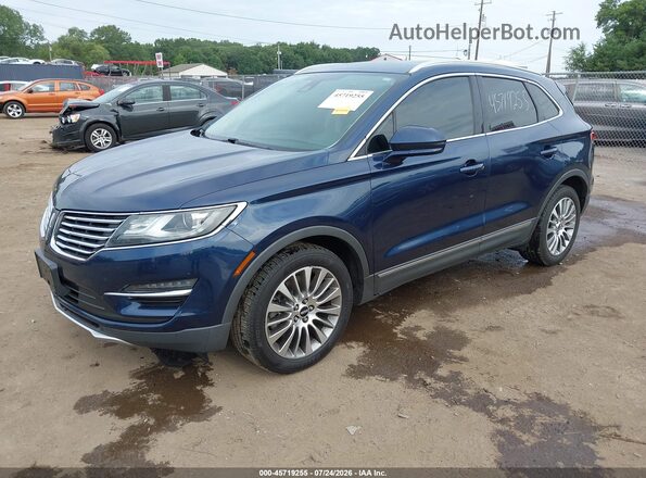 5LMCJ3D97HUL08140 2017 LINCOLN MKC Синий Передняя левая четверть