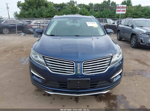 5LMCJ3D97HUL08140 2017 LINCOLN MKC Синий Вид задней части салона