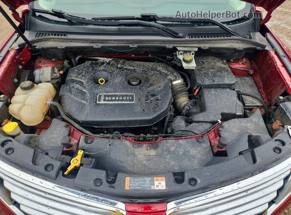 5LMCJ3D98GUJ10715 2016 LINCOLN MKC Red Սալոնի հետևի տեսք