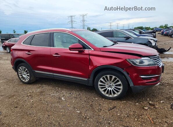 5LMCJ3D98GUJ10715 2016 LINCOLN MKC Red Առջևի աջ